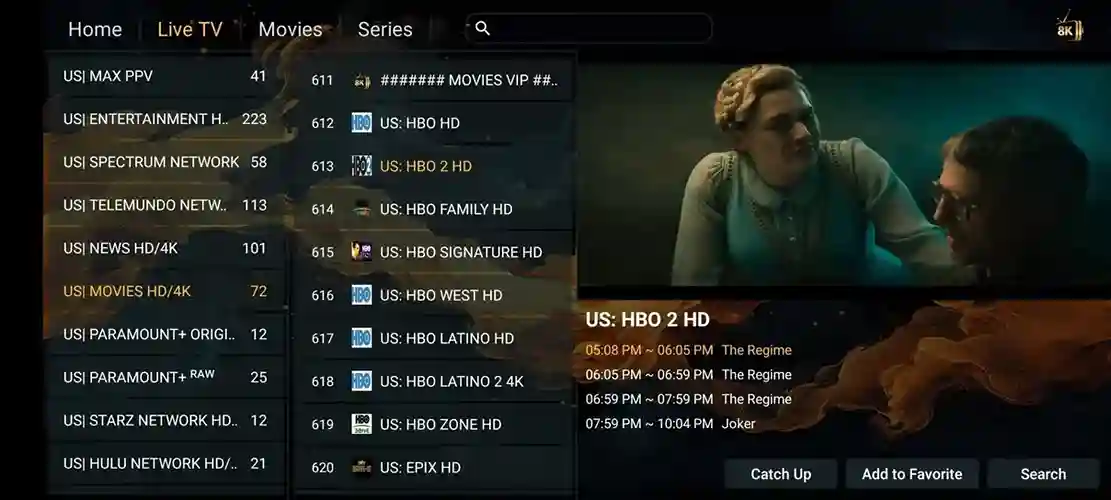Preview 1 - IPTV Zoro Premium IPTV Subscription